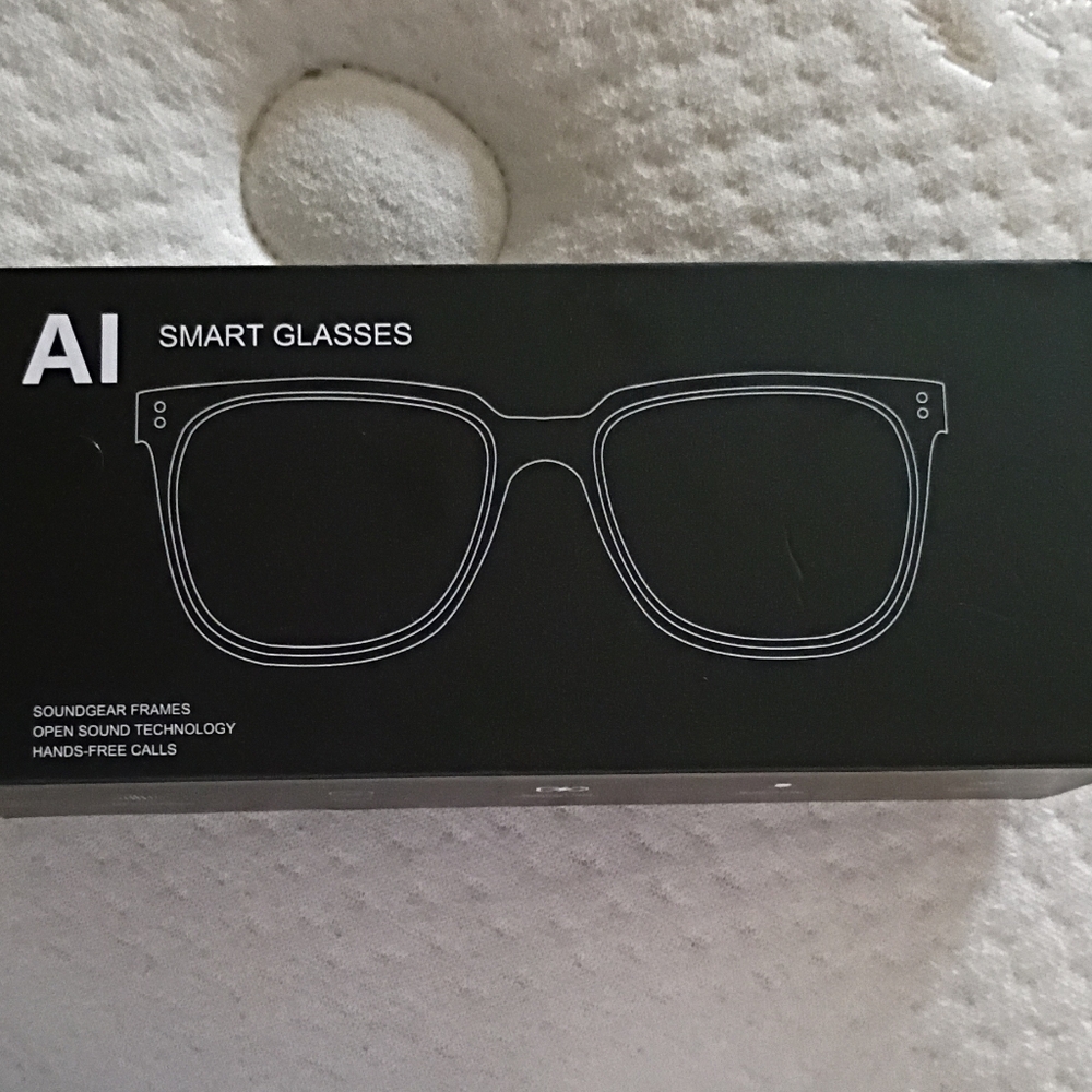 Smart Glasses AI Soundgear Frames in Black